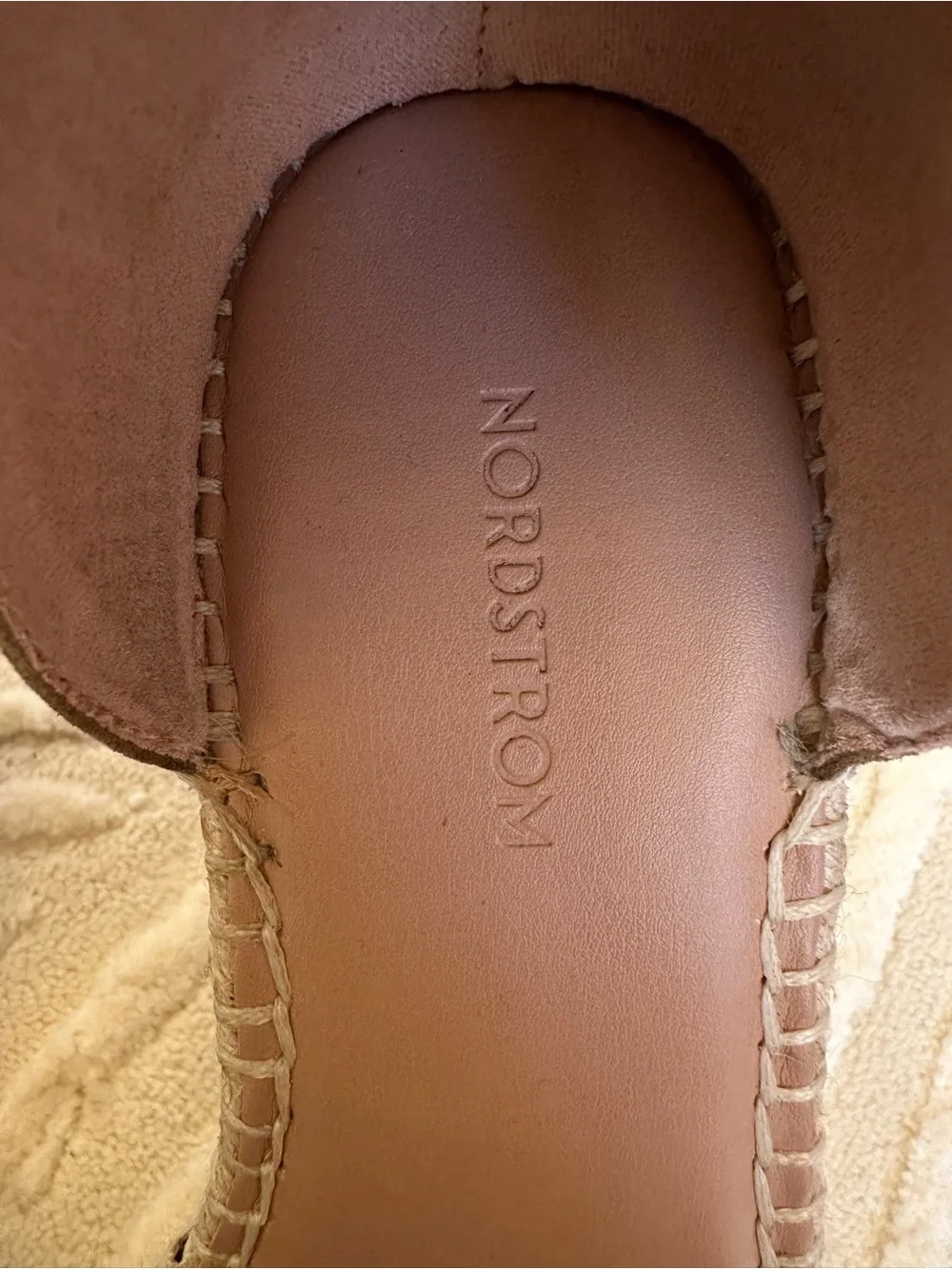 Nordstrom Carmen Olive Green Espadrille Wedge Sandals Boho Coastal Resort Size 6
